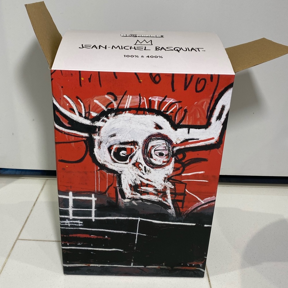 Bearbrick Jean-Michel Basquiat 100% + 400% Set Complete Authentic Box Art Collec